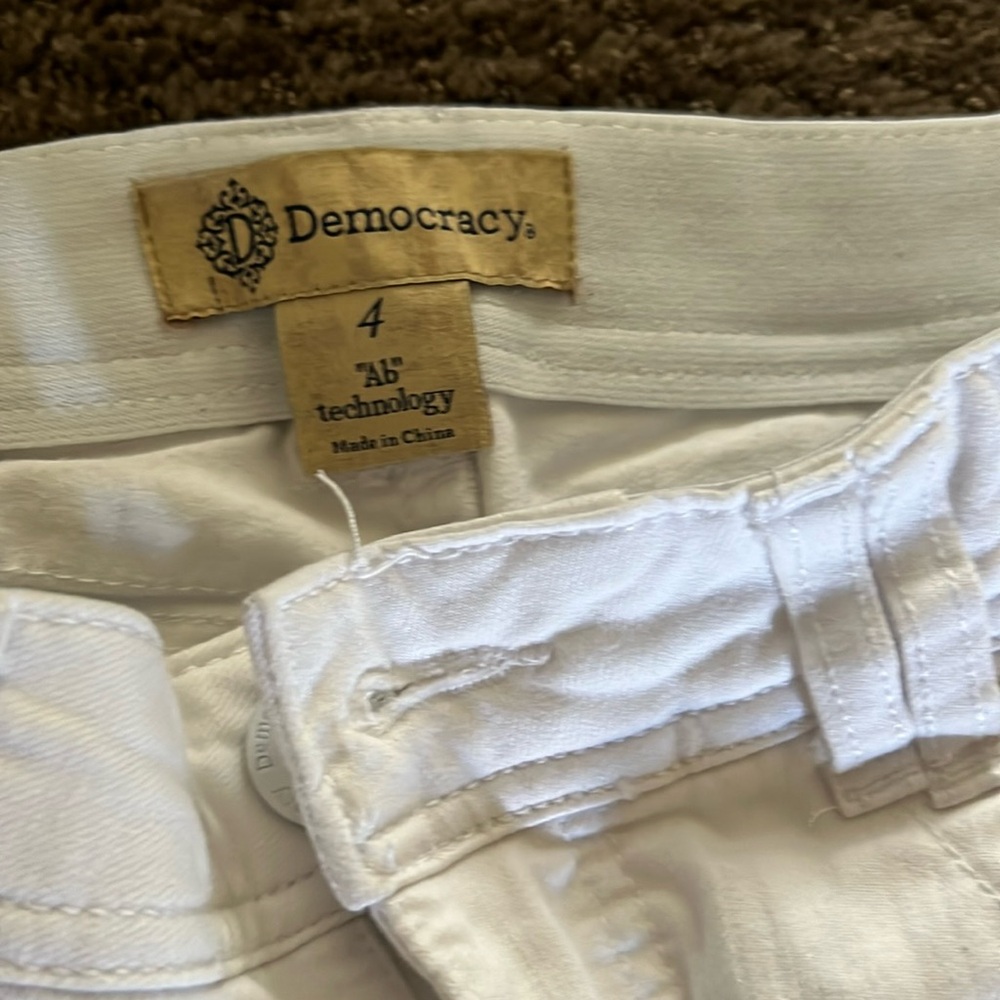 Democracy White Jeans